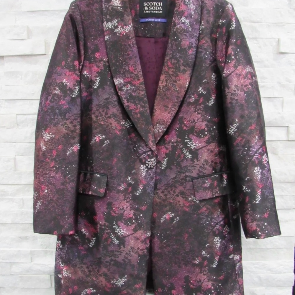 Scotch & Soda Multicolor Patterned Blazer